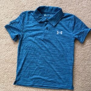 Under Armour Kids Blue Polo